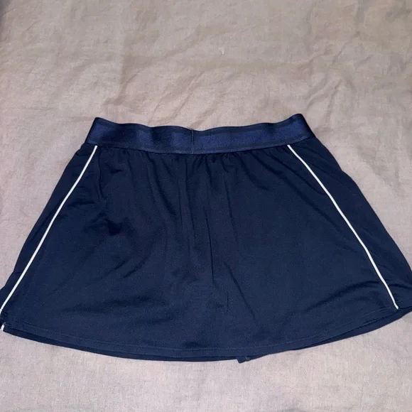 Nike Blue and White Mini Tennis Skirt - Picture 2 of 3